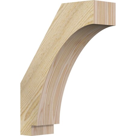 Ekena Millwork 4"W x 12"D x 16"H Imperial Rough Sawn Knee Brace, Douglas Fir BRC04X12X16IMP00RDF